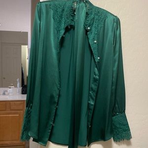 Lilysilk MIM pussybow Lace Blouse